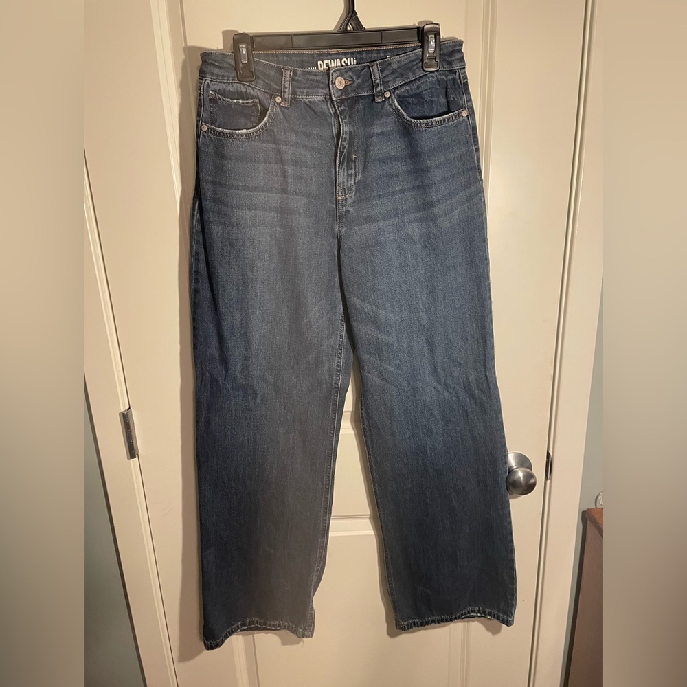 Women’s REWASH Super High Rise Vintage Reunion wide leg jeans size 9/29